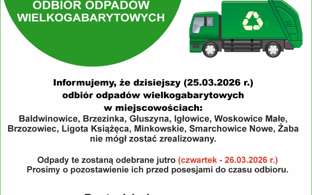 ODBIÓR ODPADÓW WIELKOGABARYTOWYCH