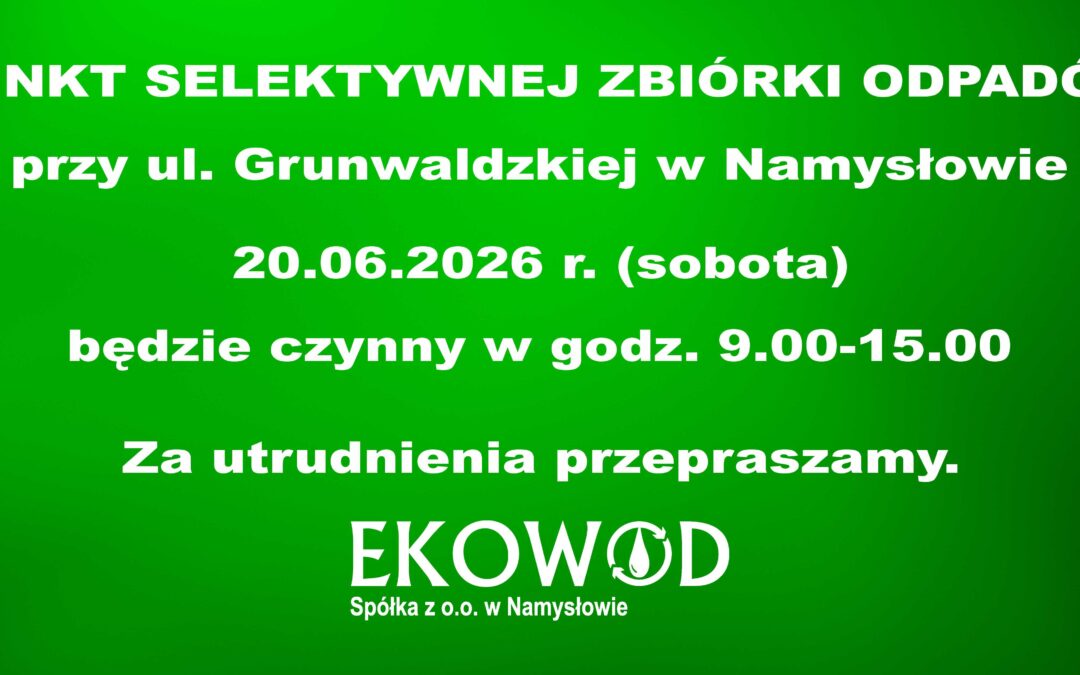 PSZOK – INFORMACJA